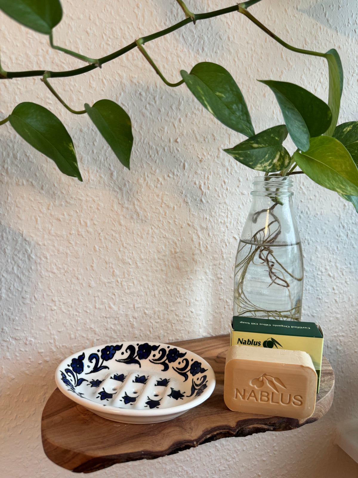 Såpedispenser Blå Blomst