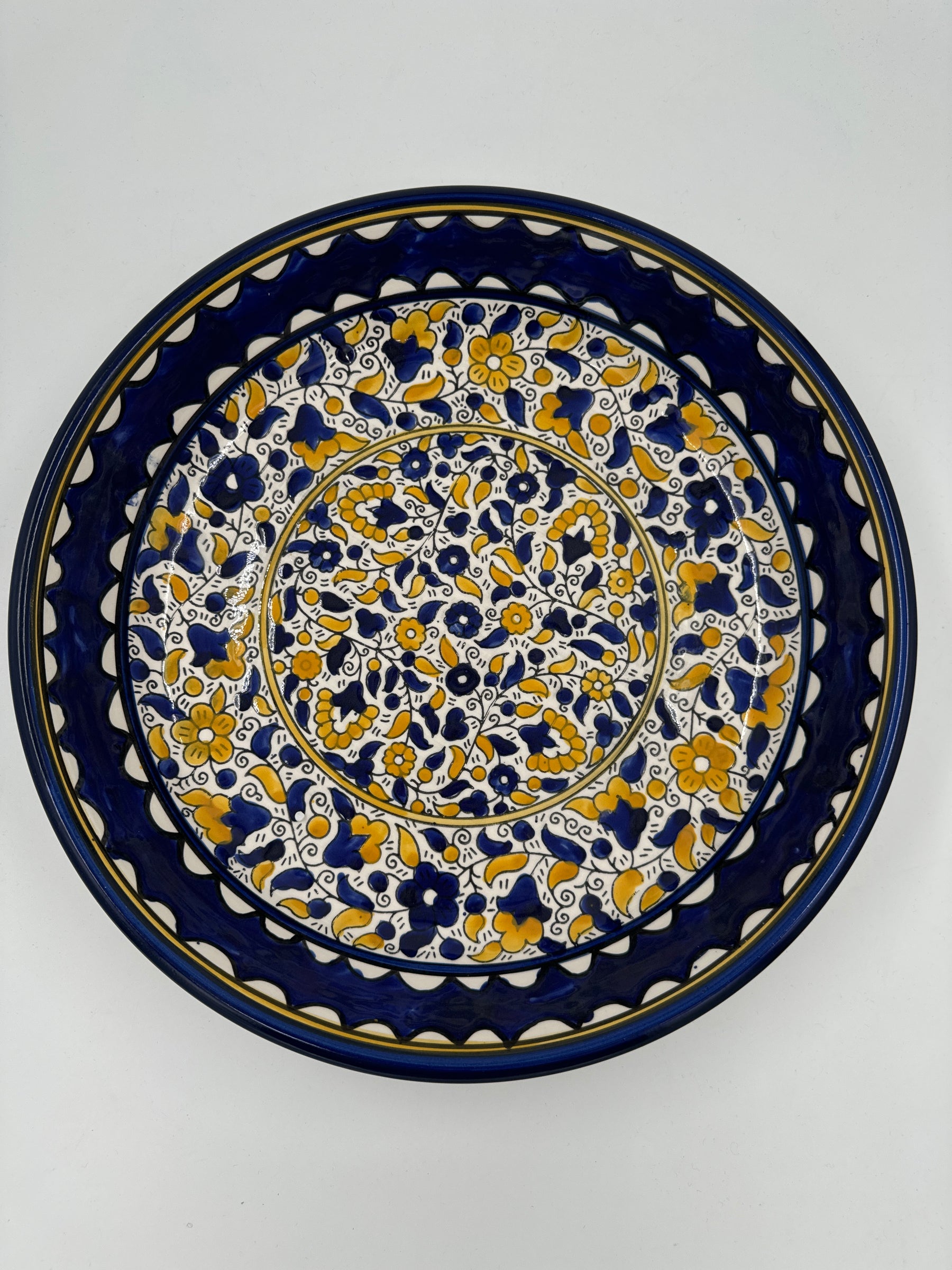 Al-Khalil dypt brett 37 cm gult