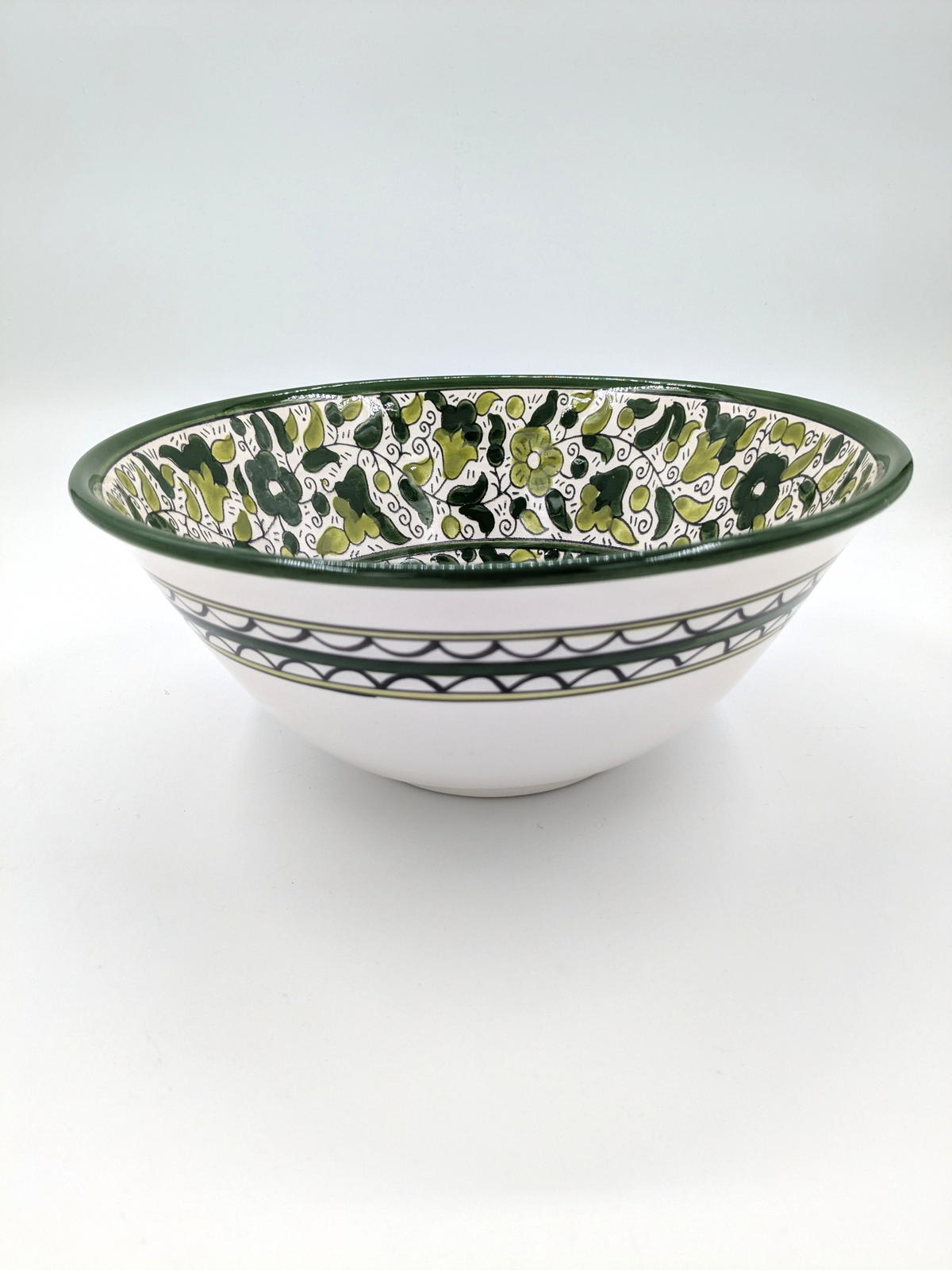 Serveringsskål - 25 cm - grön