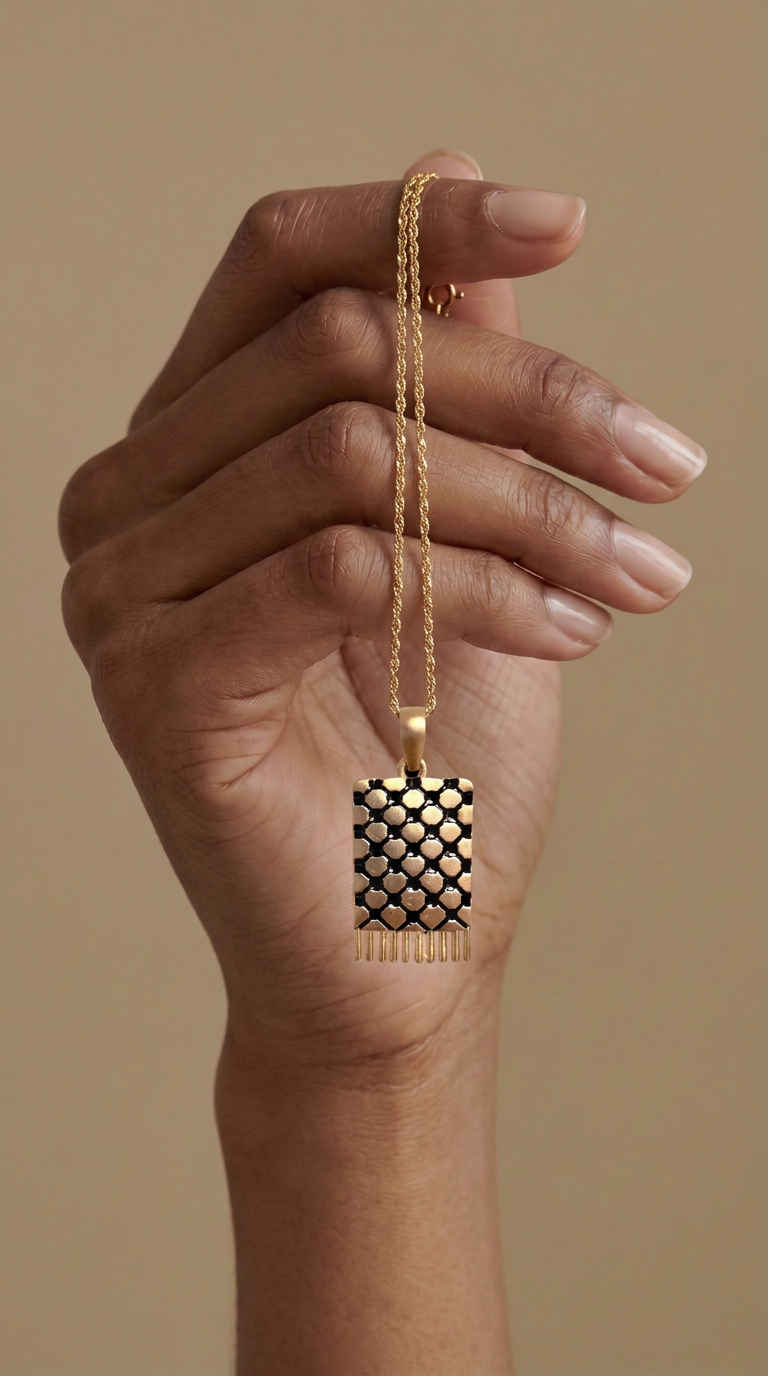 Colgante Kufiya con cadena