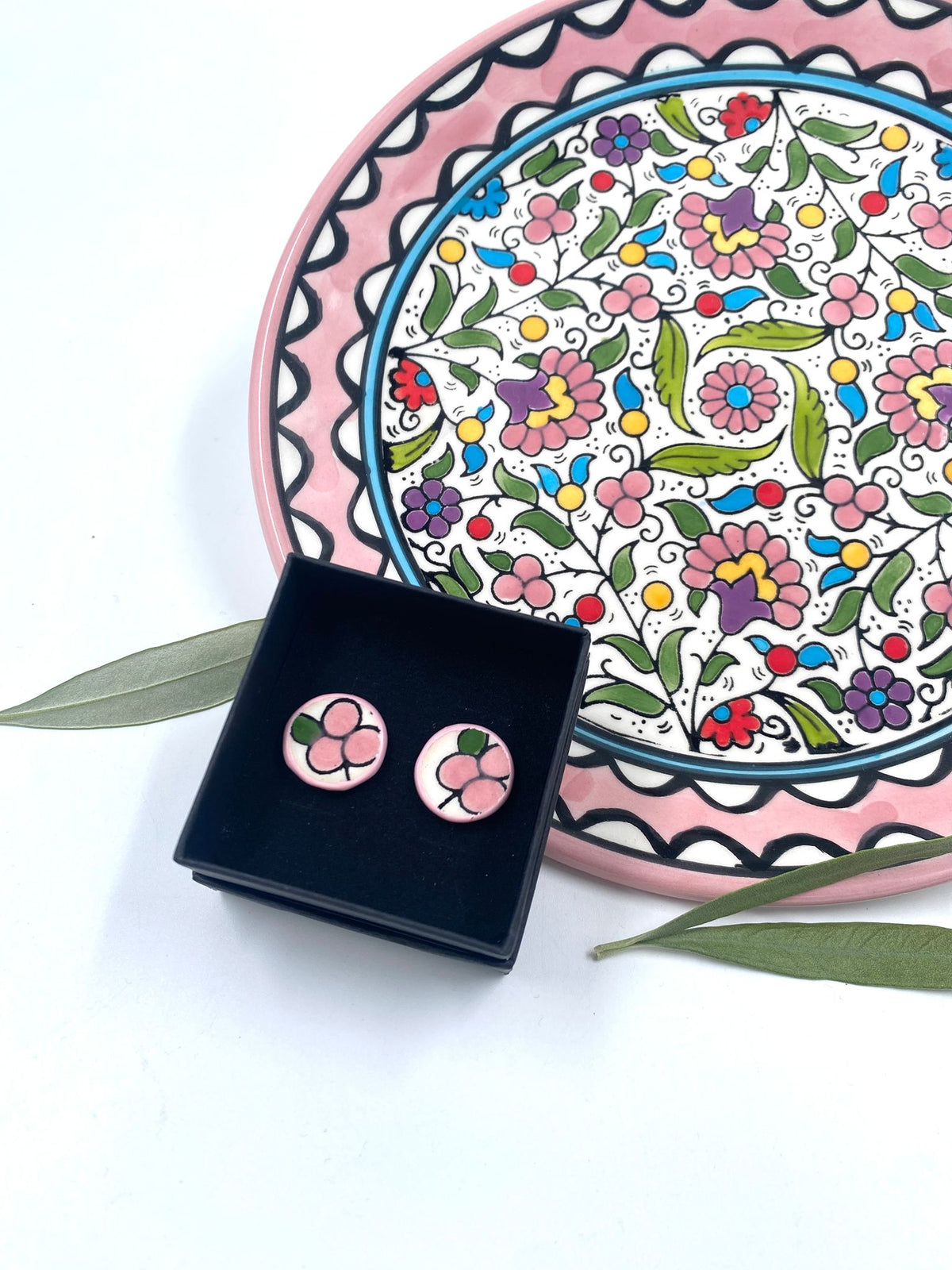 Håndlagde øredobber, 16 mm