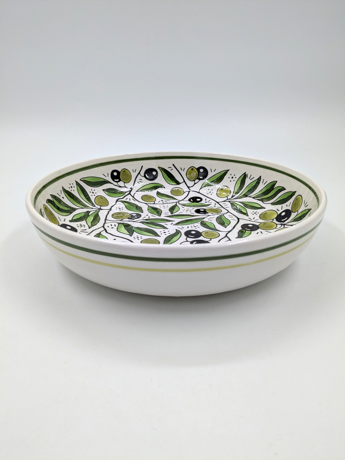Serveerschaal 23 cm - olijf