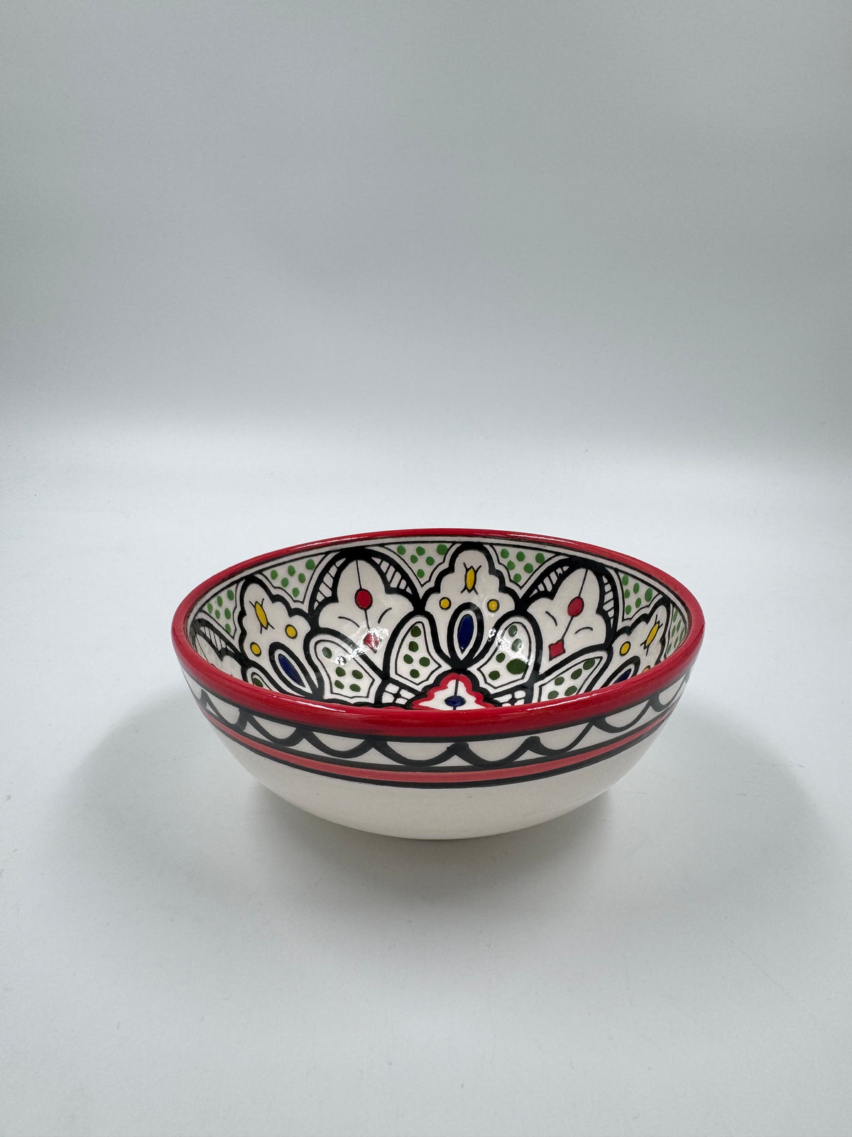 Jenin-skål rød 15 cm