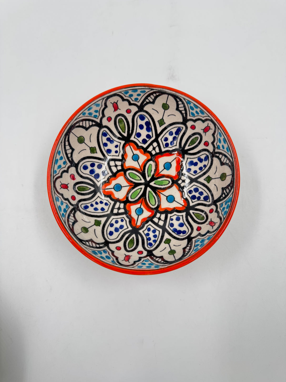 Jenin-skål oransje 15 cm