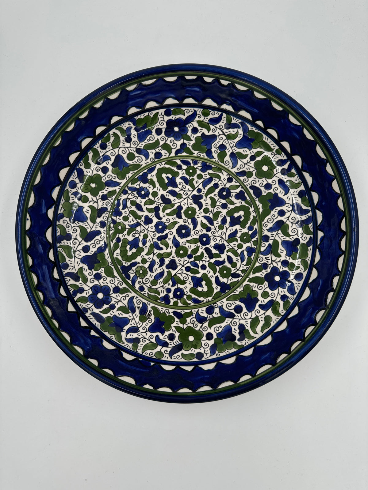 Al-Khalil dypt brett 37 cm grønt