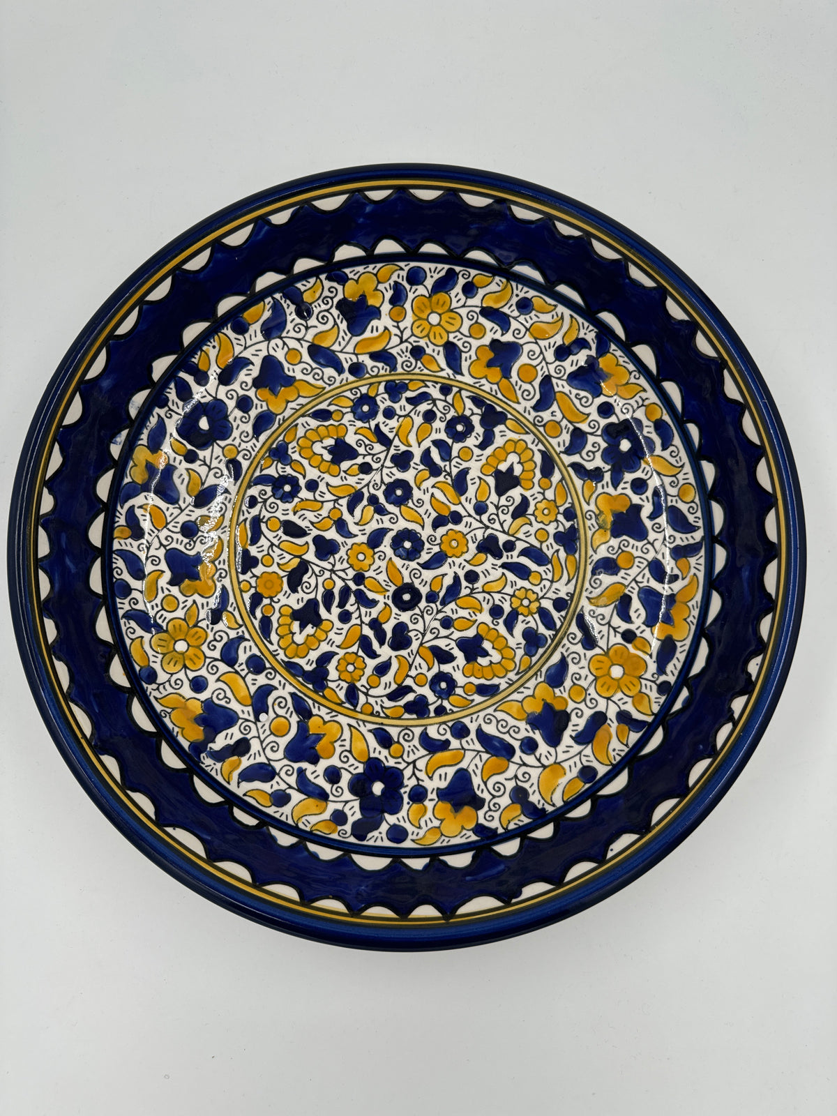 Al-Khalil dypt brett 37 cm gult