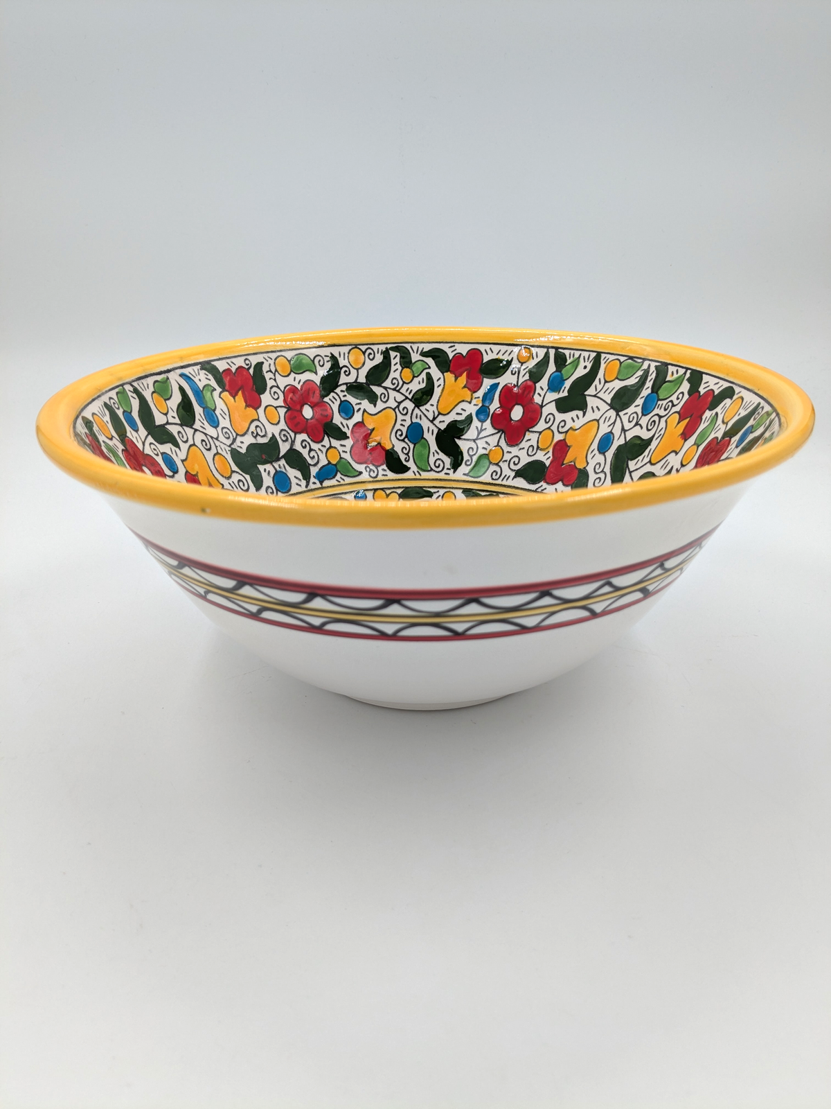 Serving bowl - 25 cm - yellow