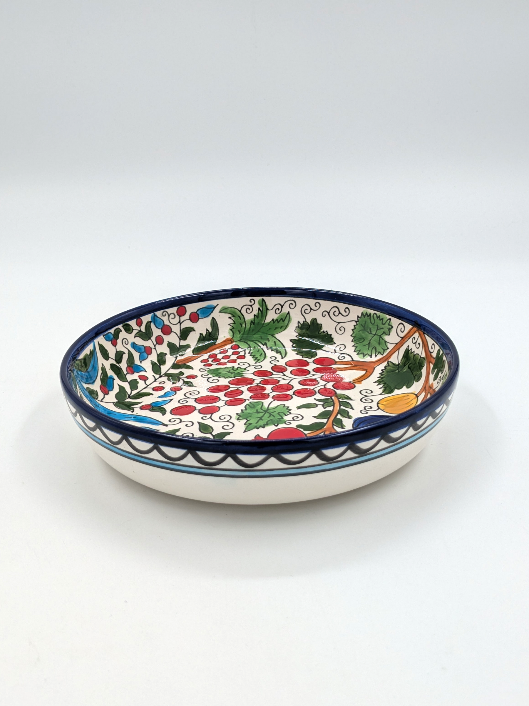 Jenin-skål oransje 15 cm