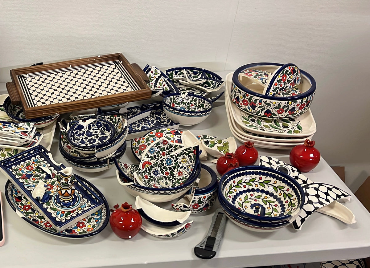 Ødelagt stykke keramikk