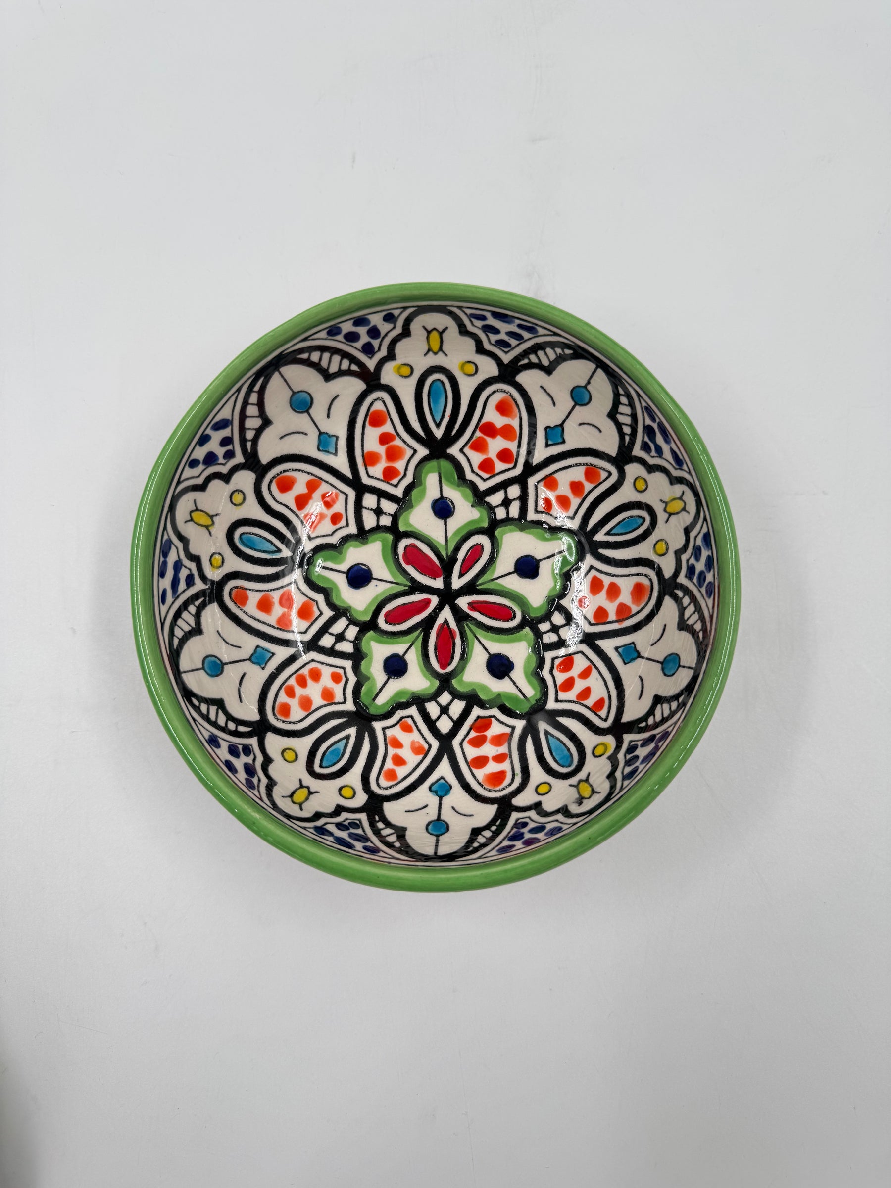 Jenin Bowl Green 15 cm