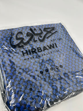 Autentica kuffiyeh Hirbawi - blu scuro