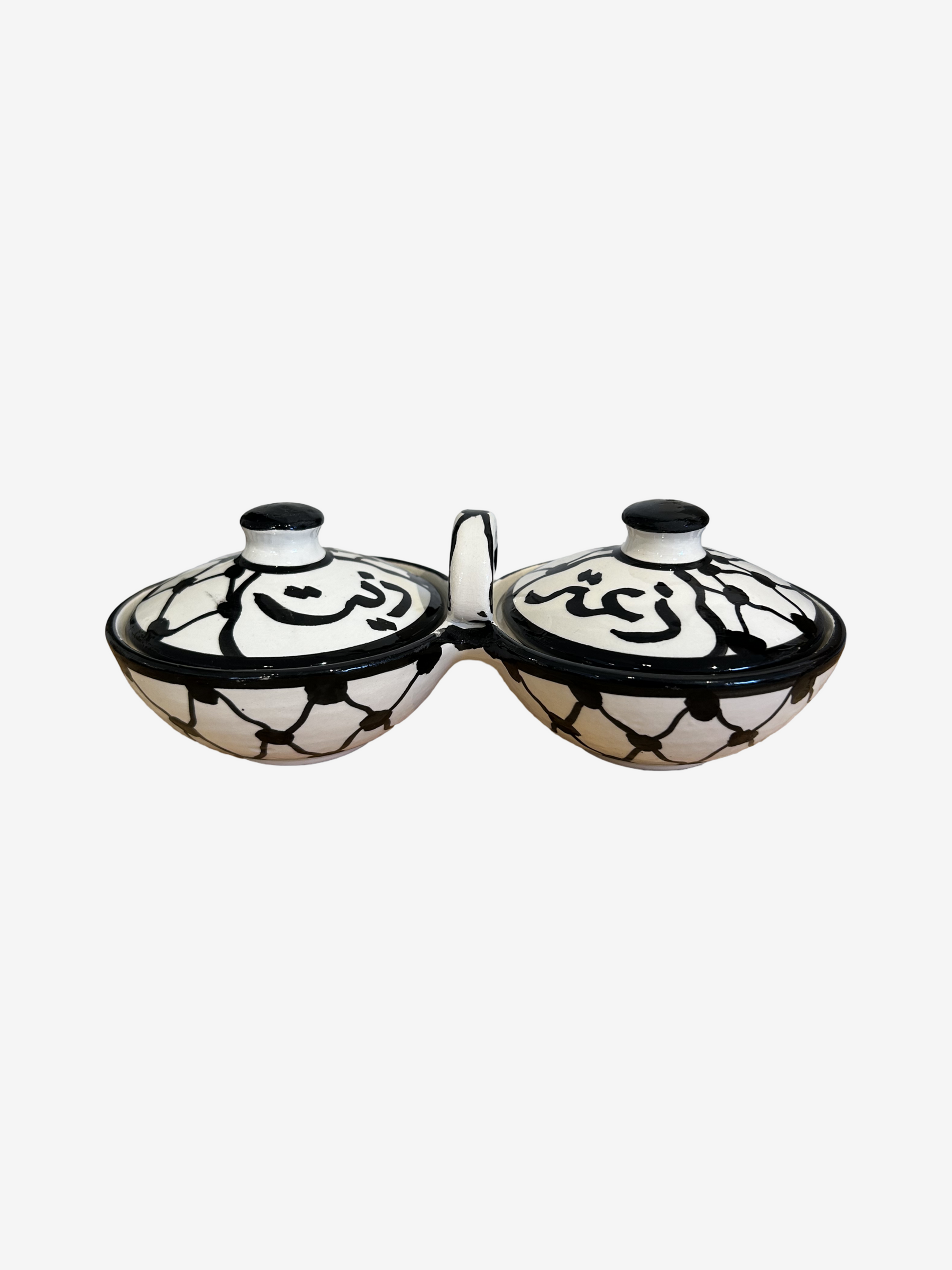 Za'atar & Zait Set mit Deckel - Kuffiye