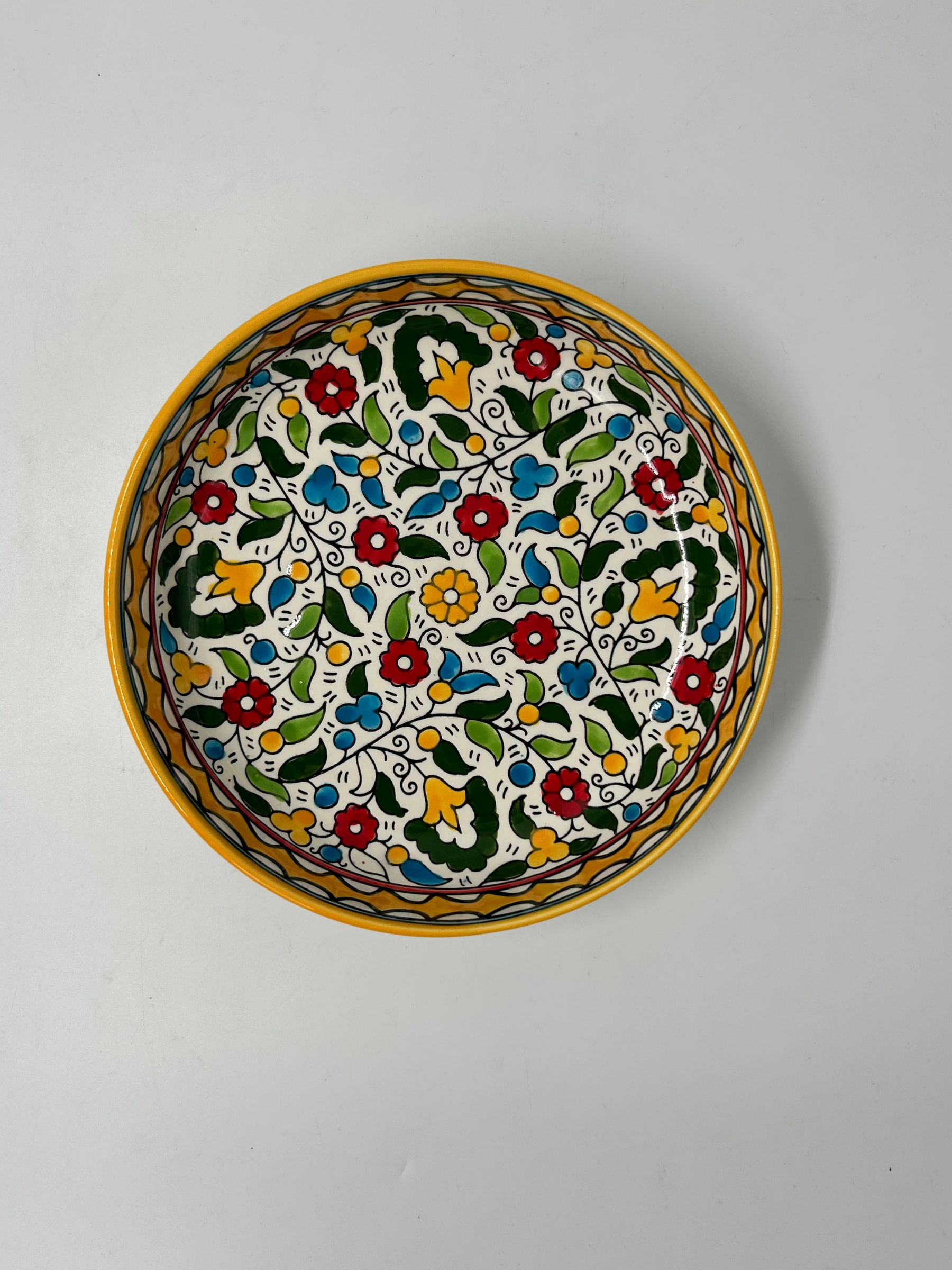 Servierplatte 23 cm - grün