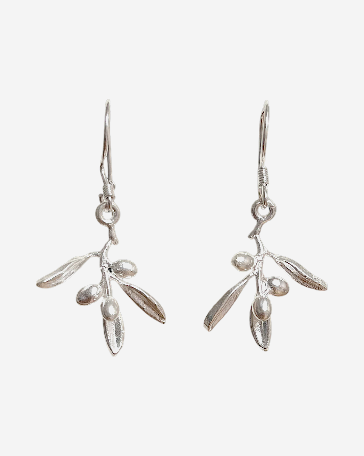 Olive branch earrings