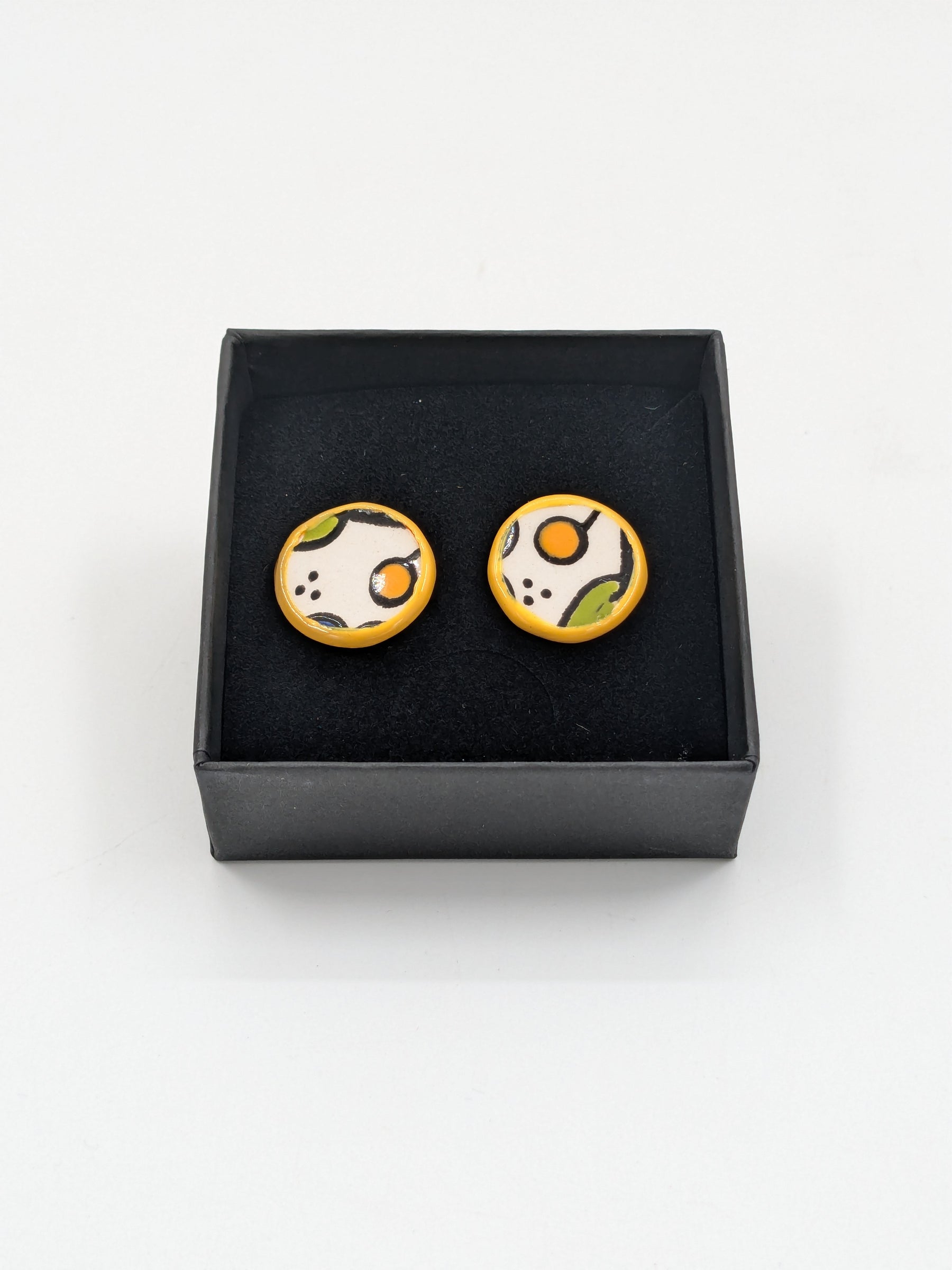 Handmade earrings, 19 mm