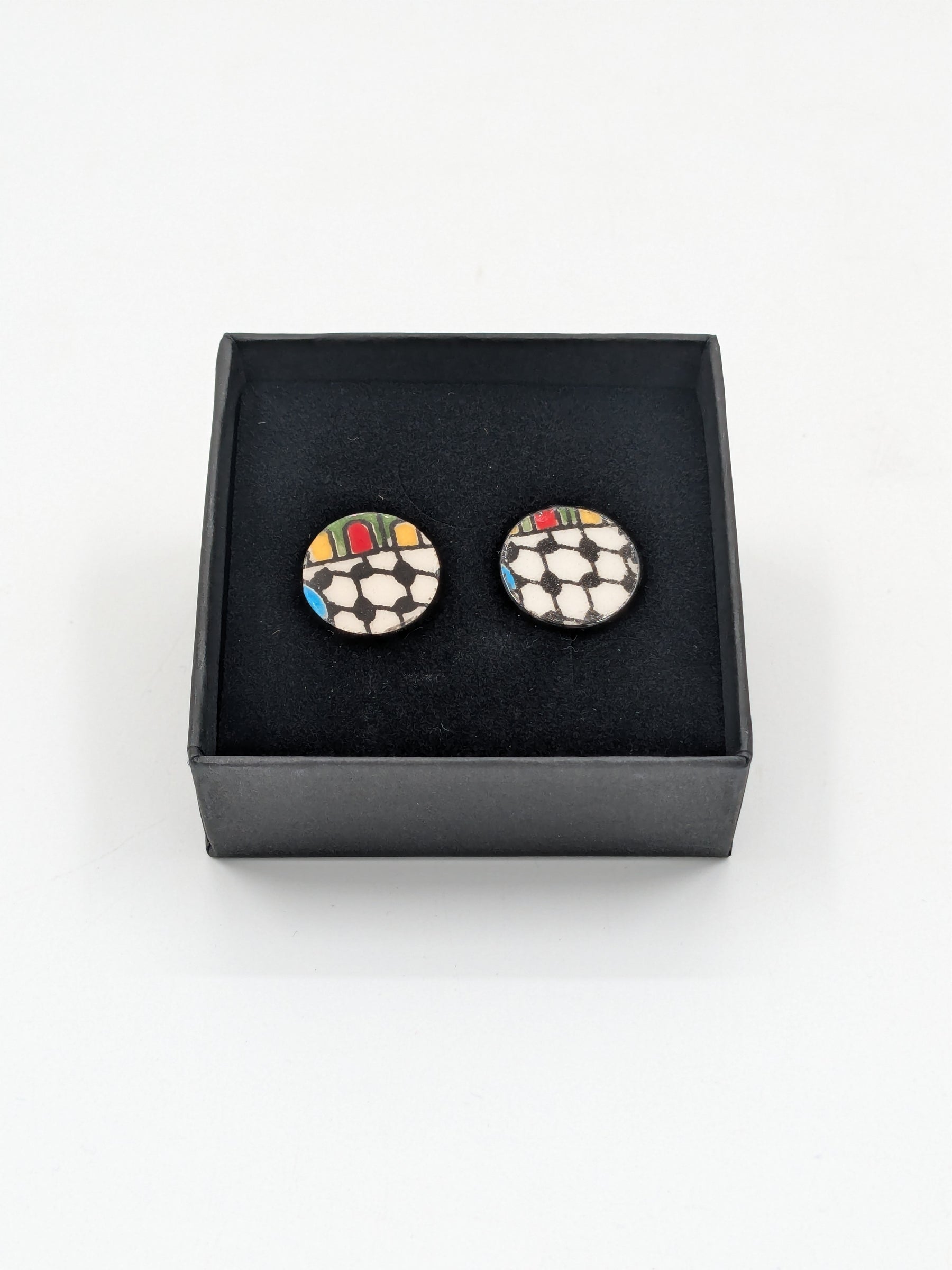 Handmade earrings, 19 mm