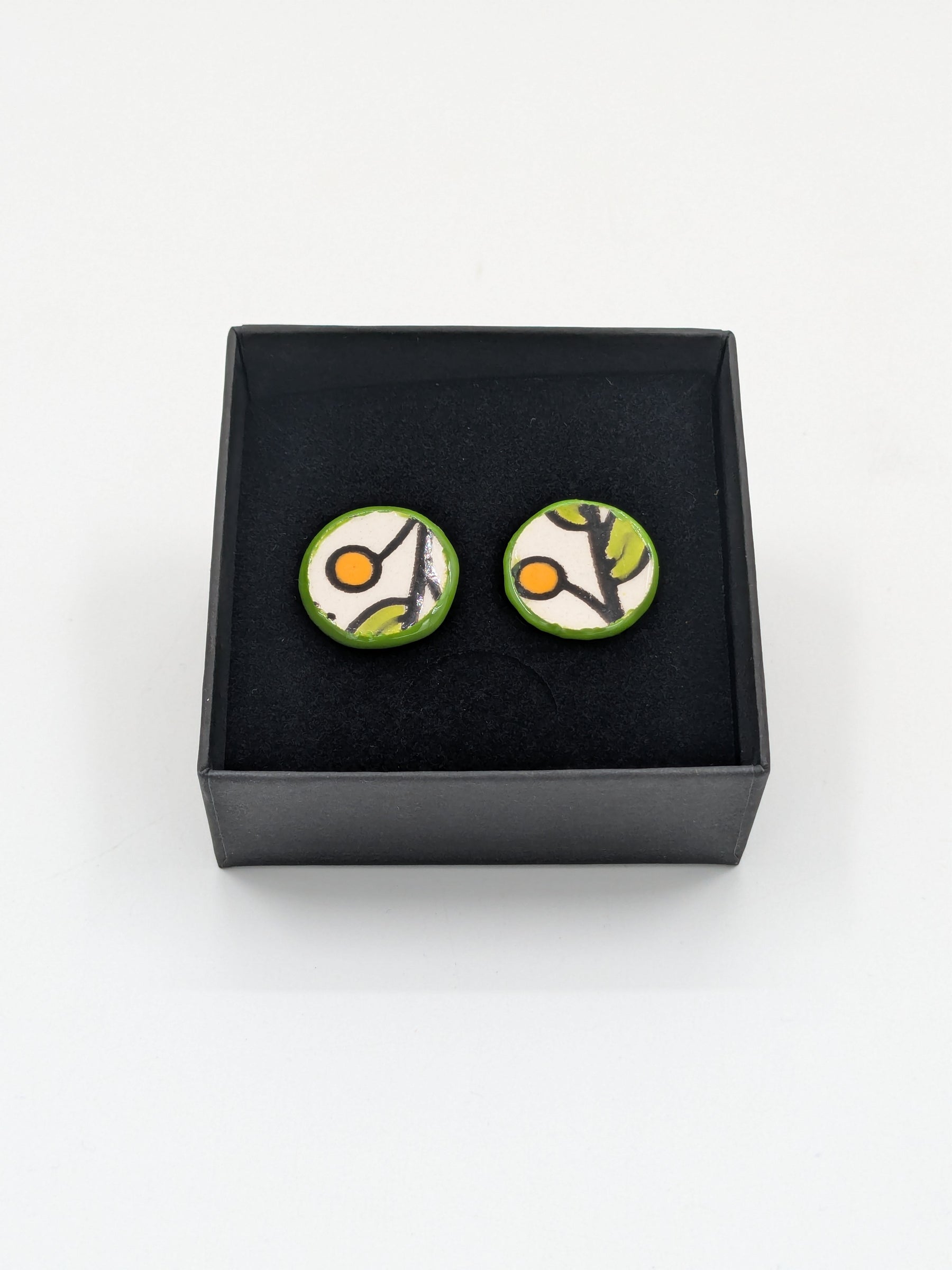 Handmade earrings, 19 mm