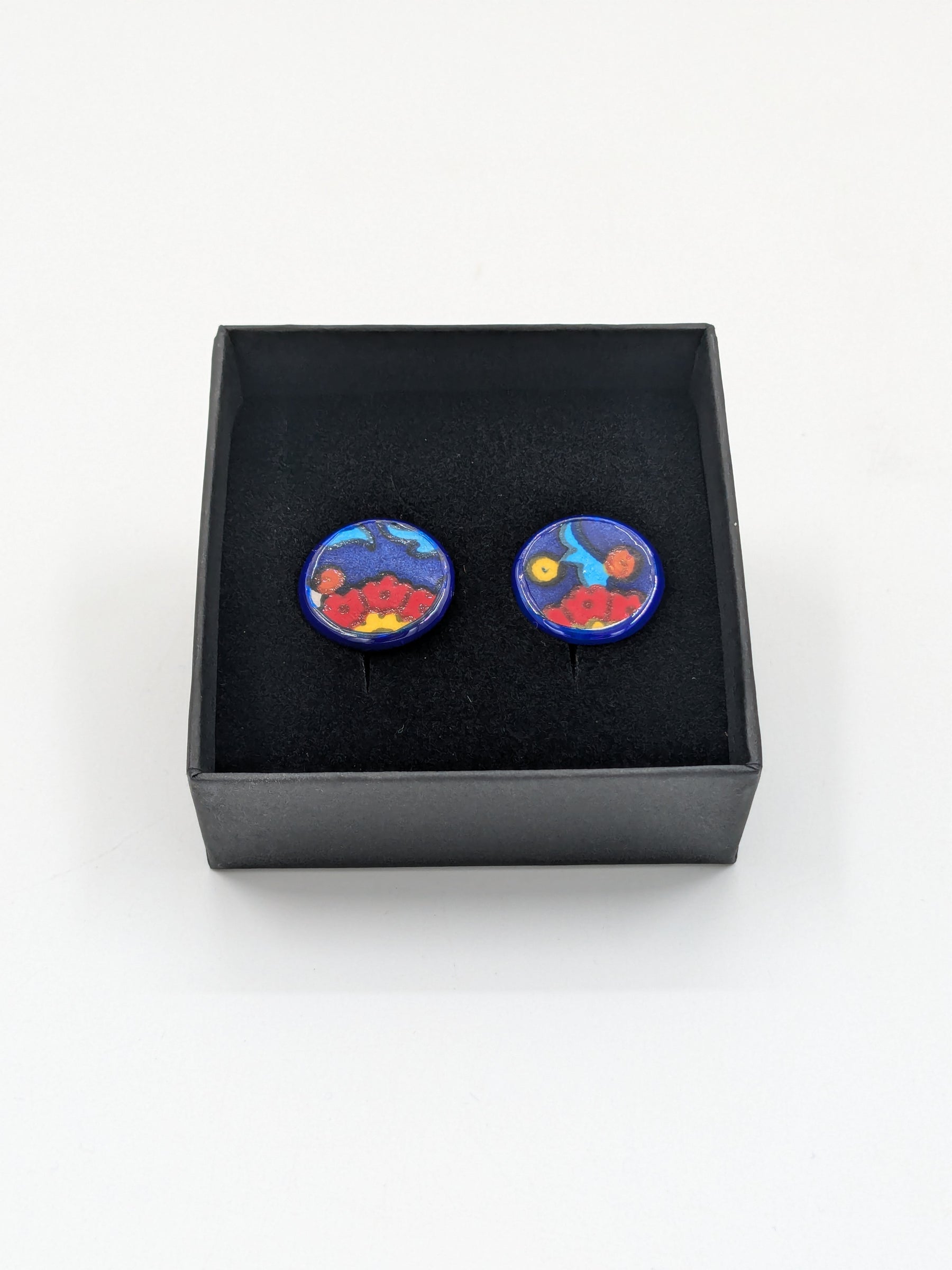 Handmade earrings, 19 mm