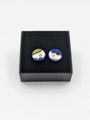 Handmade earrings, 19 mm
