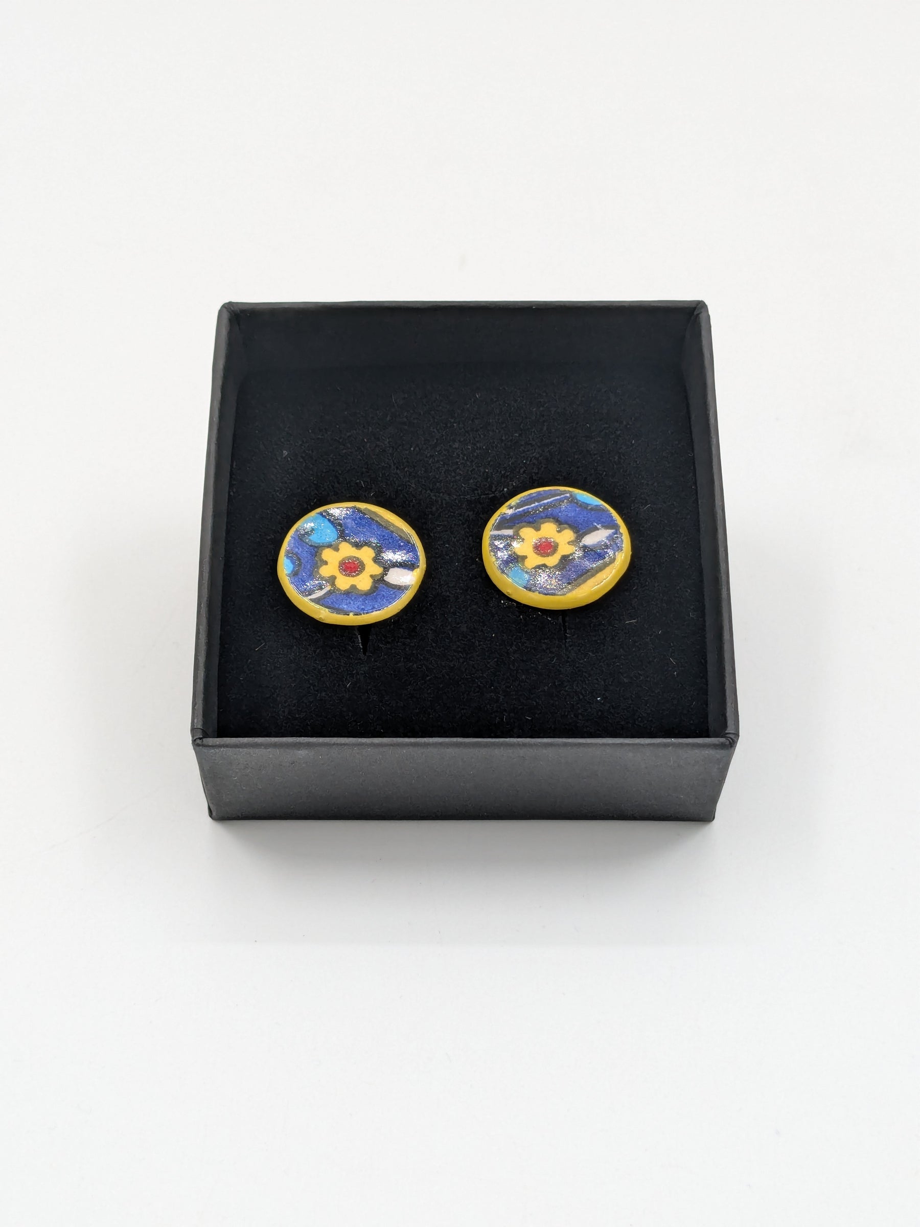 Handmade earrings, 19 mm