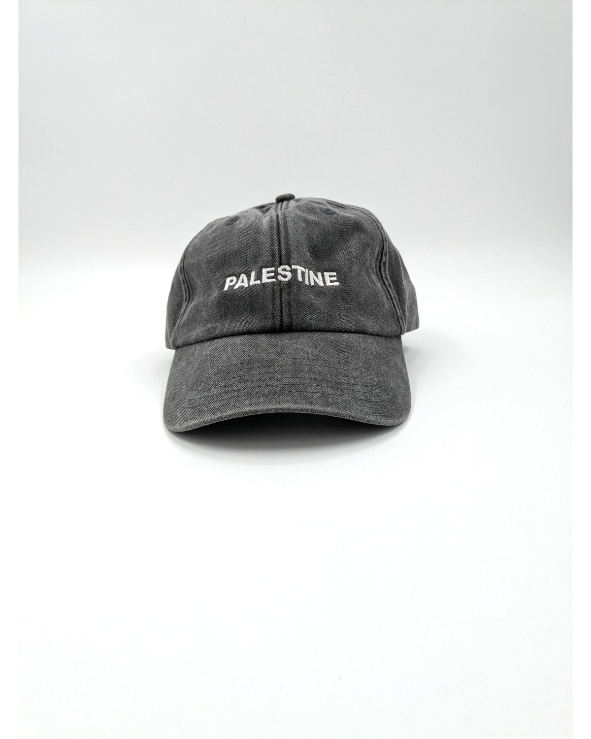 Casquette en denim palestinienne