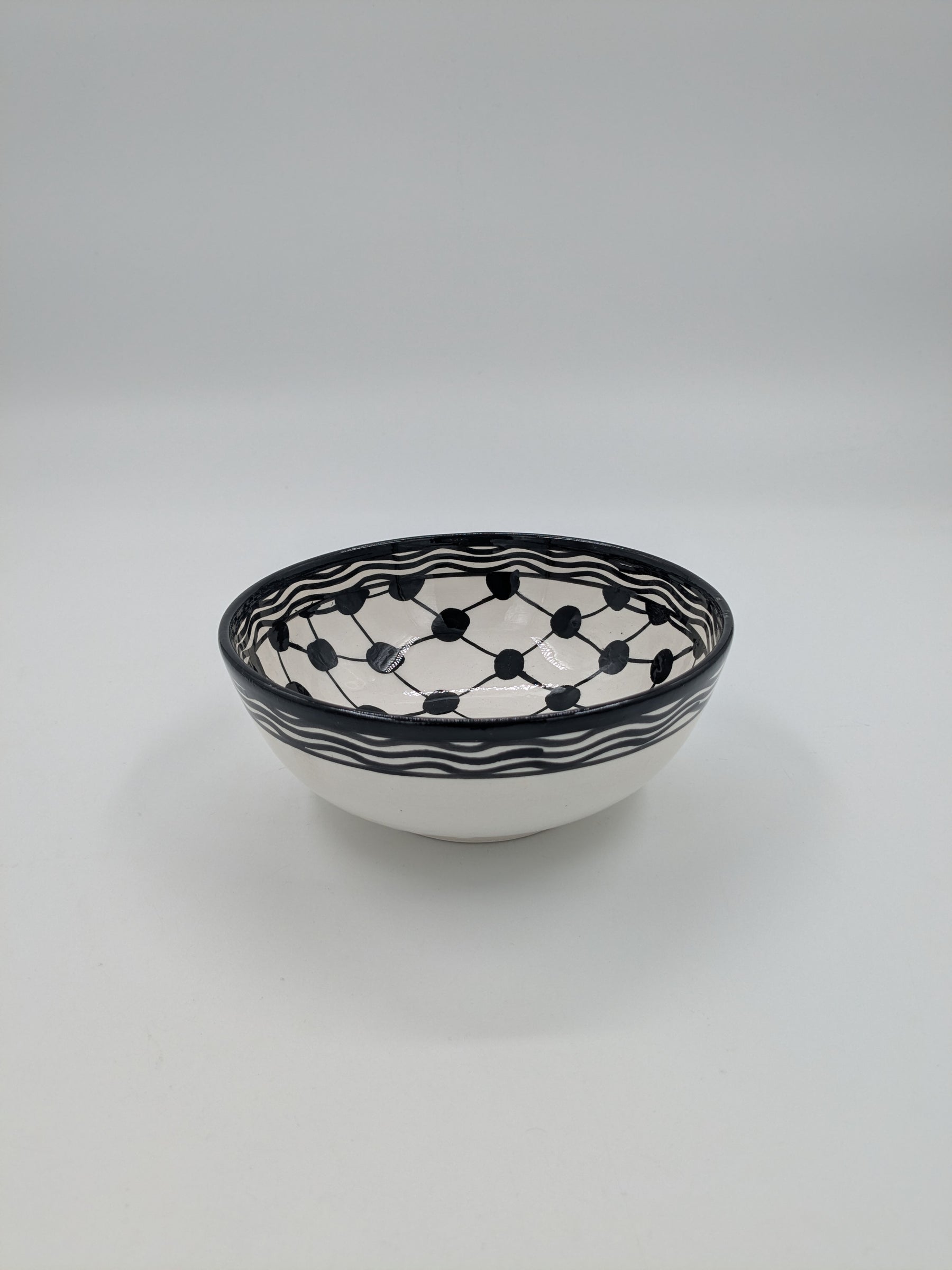 Schüssel 12 cm - Bordeaux/Grün