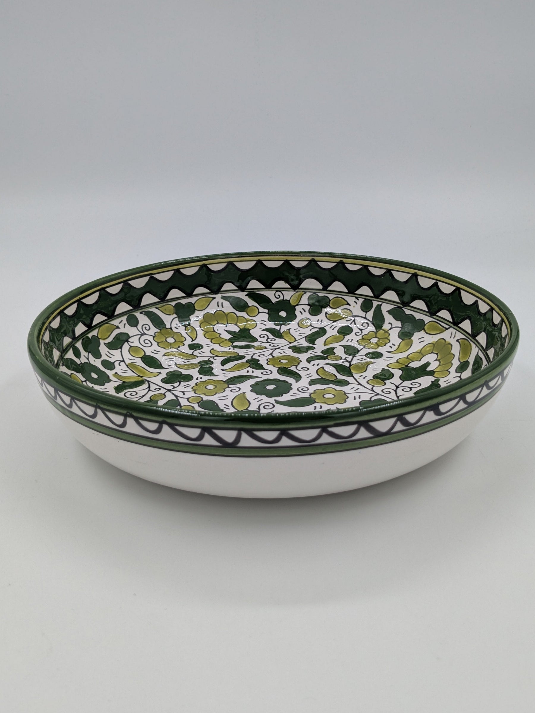 Servierplatte 23 cm - grün
