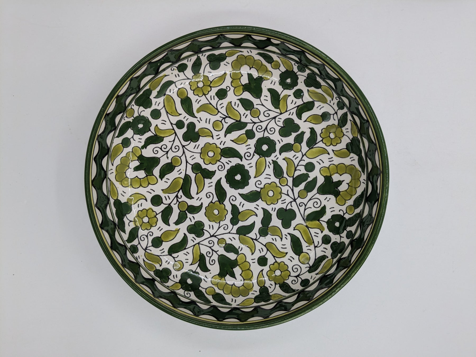 Servierplatte 23 cm - grün