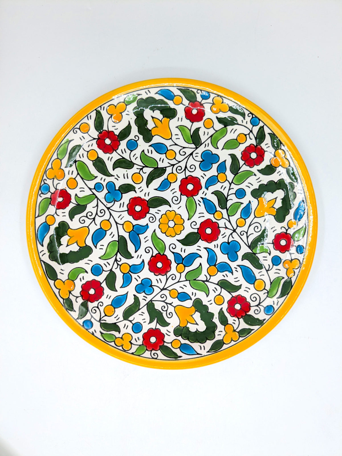 Middagstallrik 26 cm - gul