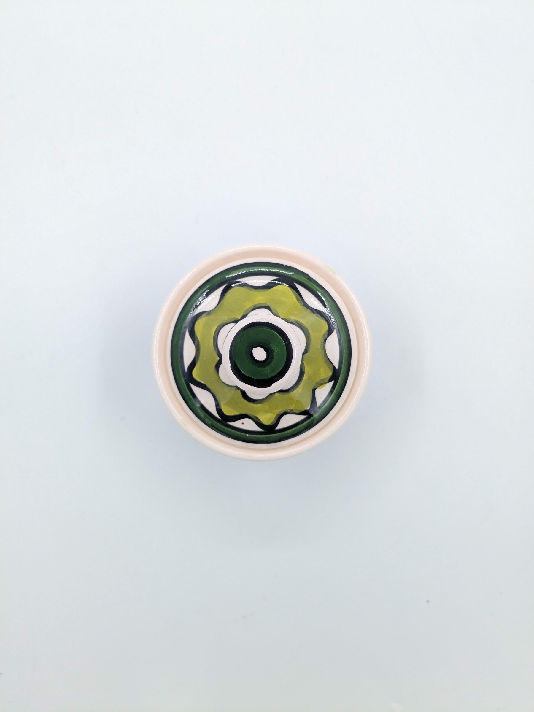 Jar with lid - green