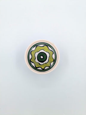 Jar with lid - green