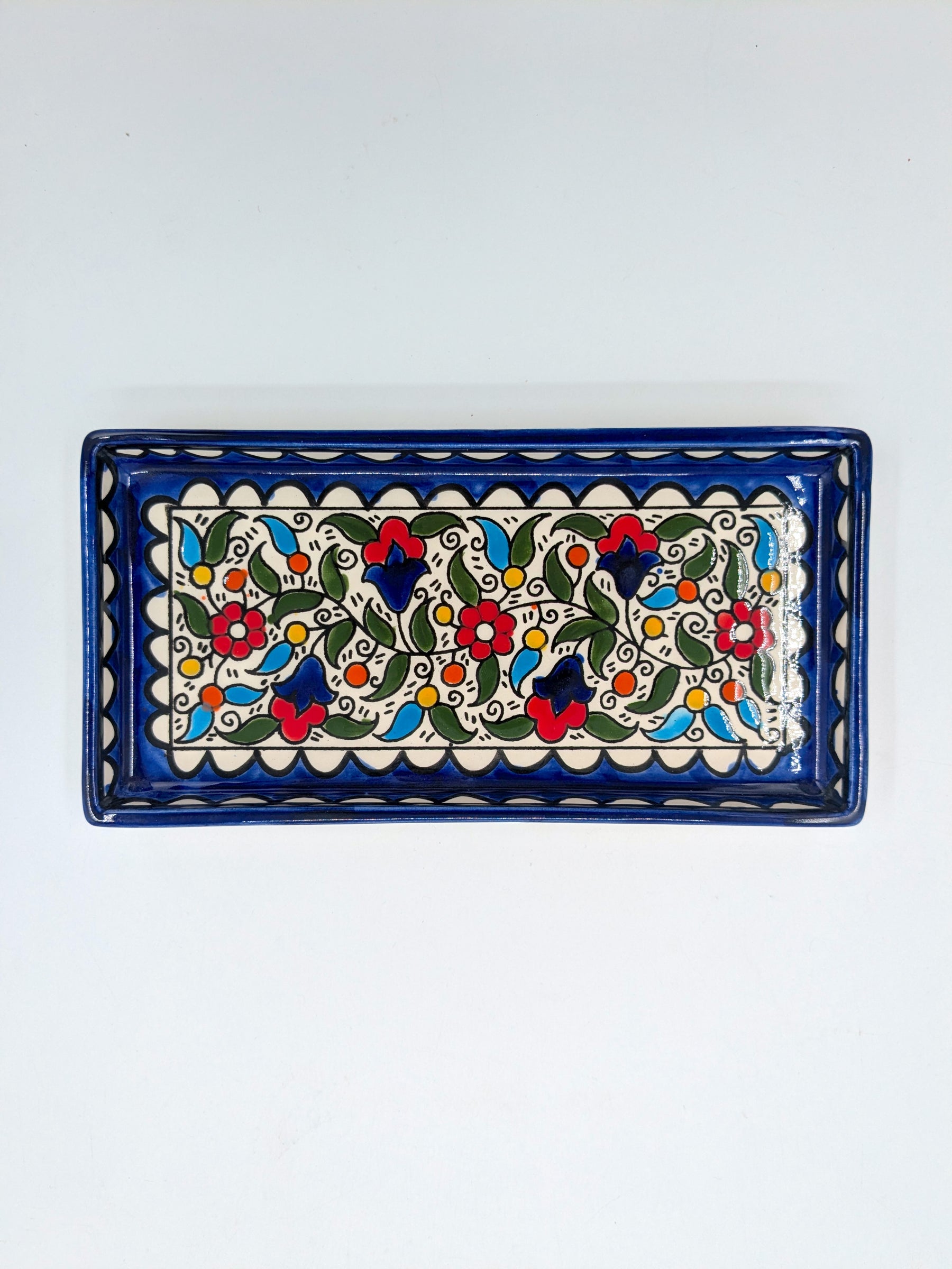 Serving dish - multi-coloured