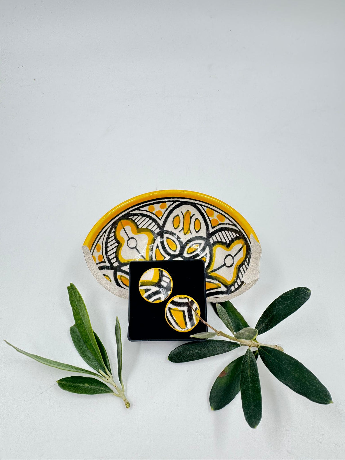 Håndlagde øredobber, 16 mm