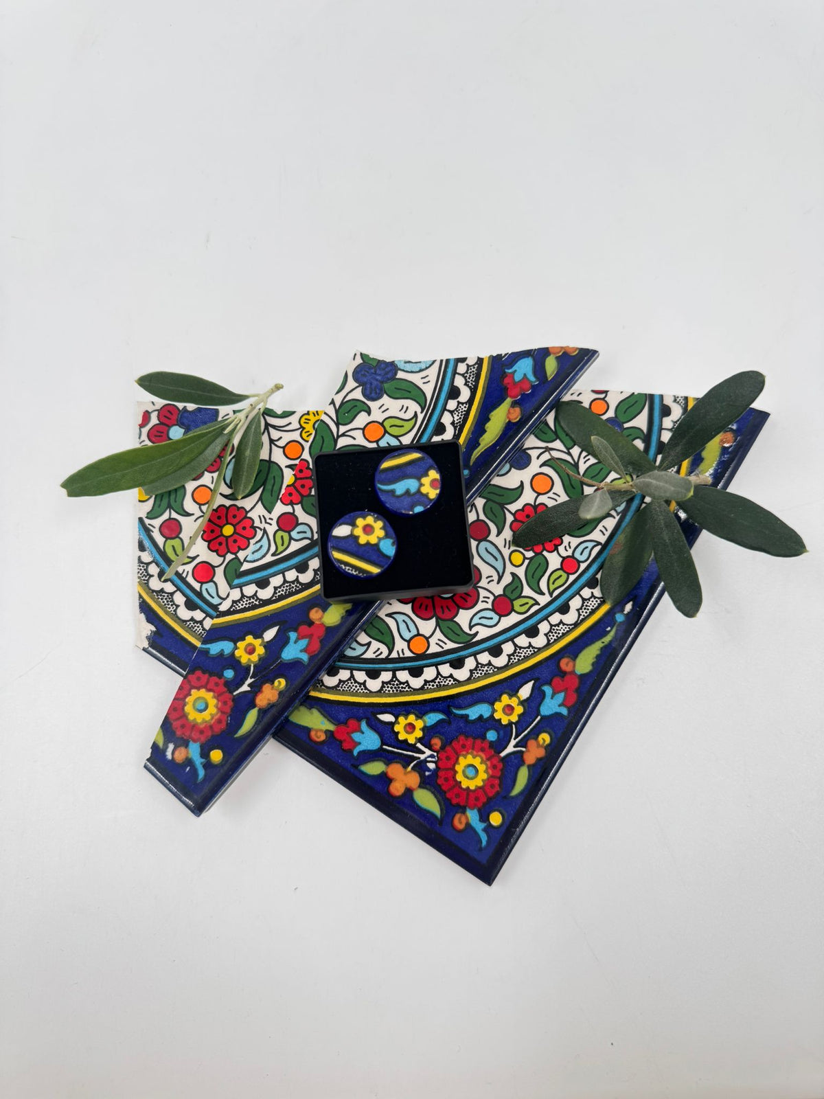 Håndlagde øredobber, 19 mm