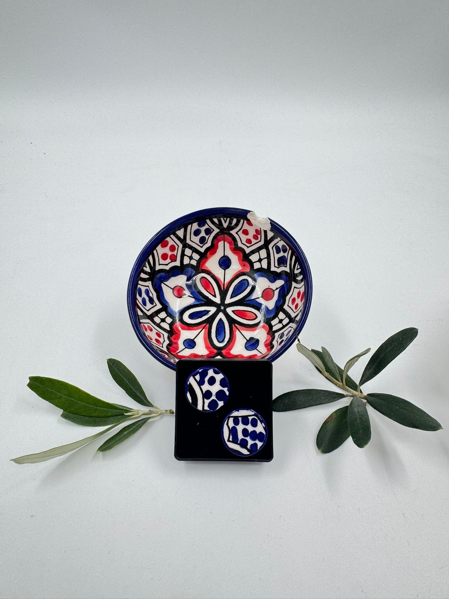 Håndlagde øredobber, 19 mm