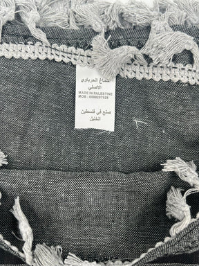 Hirbawi Kuffiyeh Grå og svart