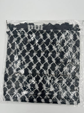 Hirbawi Kuffiyeh svart og hvitt