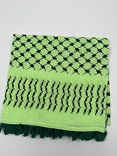 Hirbawi Kuffiyeh limegrønn