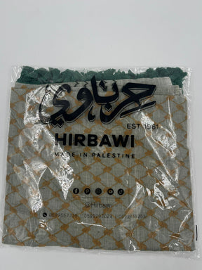 Hirbawi Kuffiyeh hvit og brun