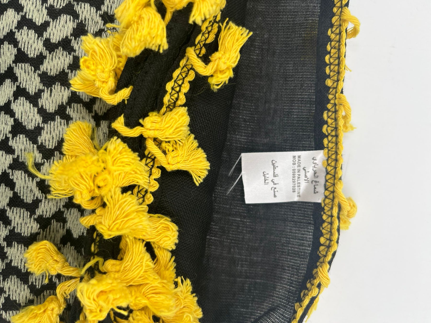 Hirbawi Kuffiyeh svart og grå