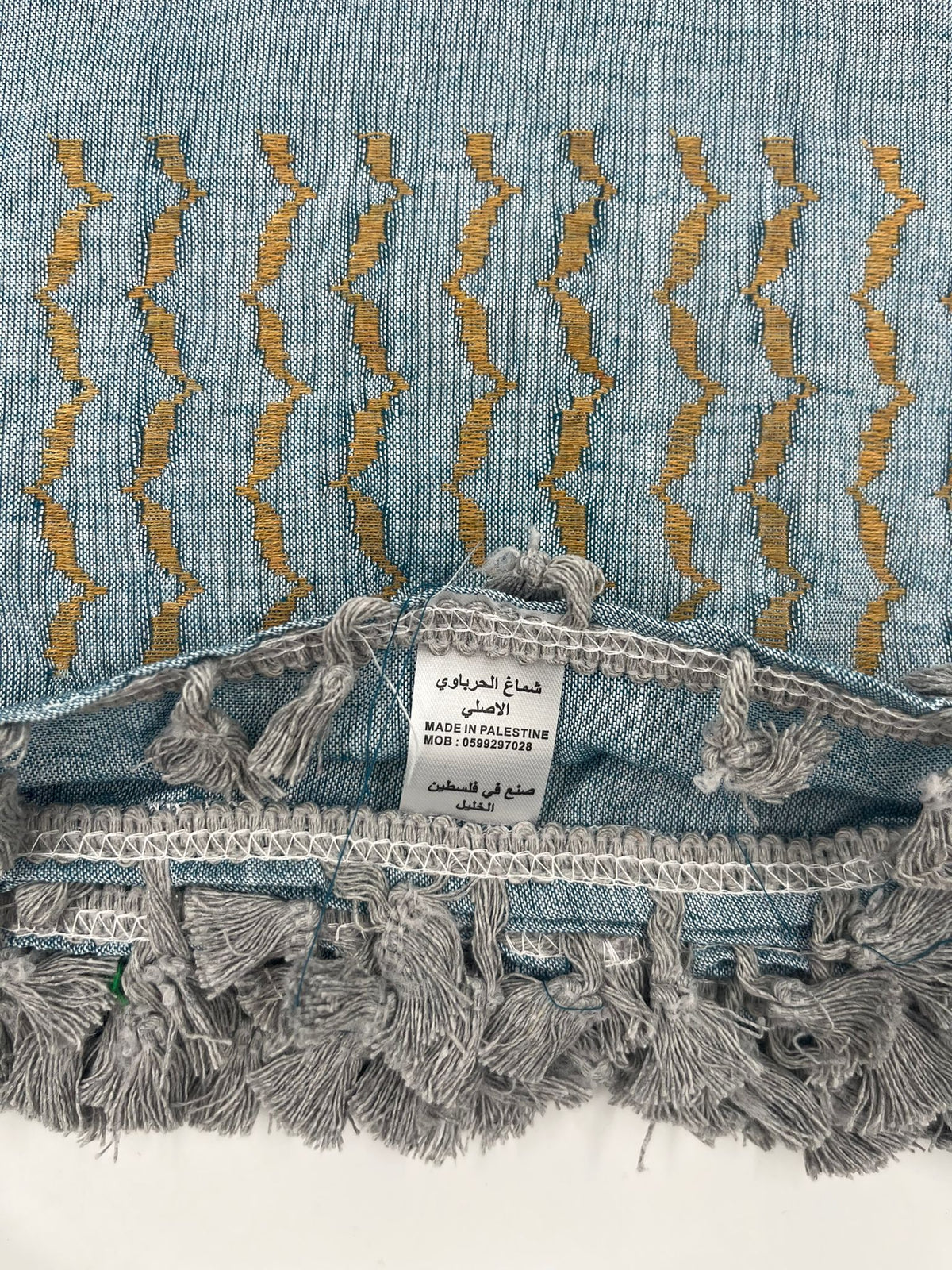 Hirbawi Kuffiyeh Grå og brun