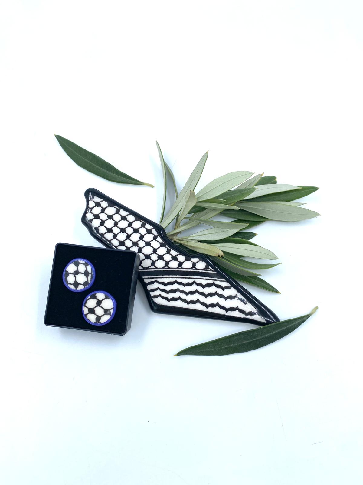 Håndlagde øredobber, 16 mm