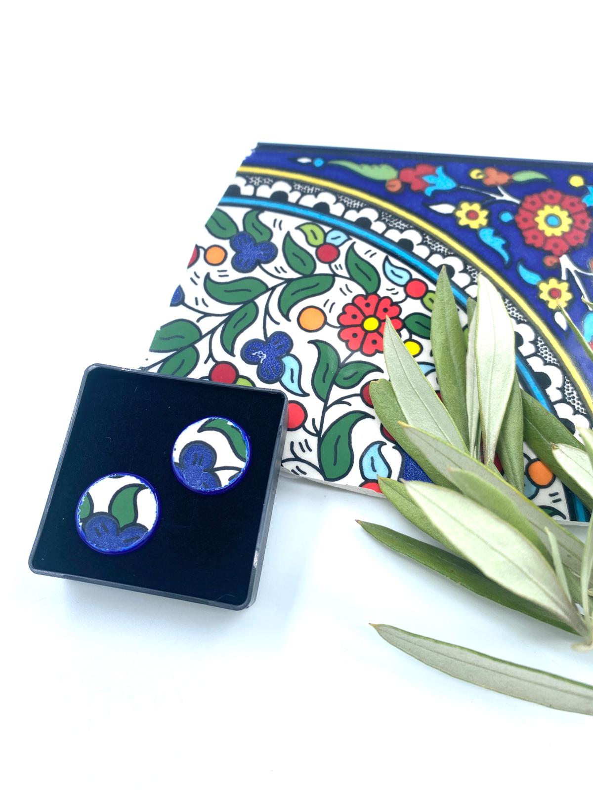 Håndlagde øredobber, 16 mm