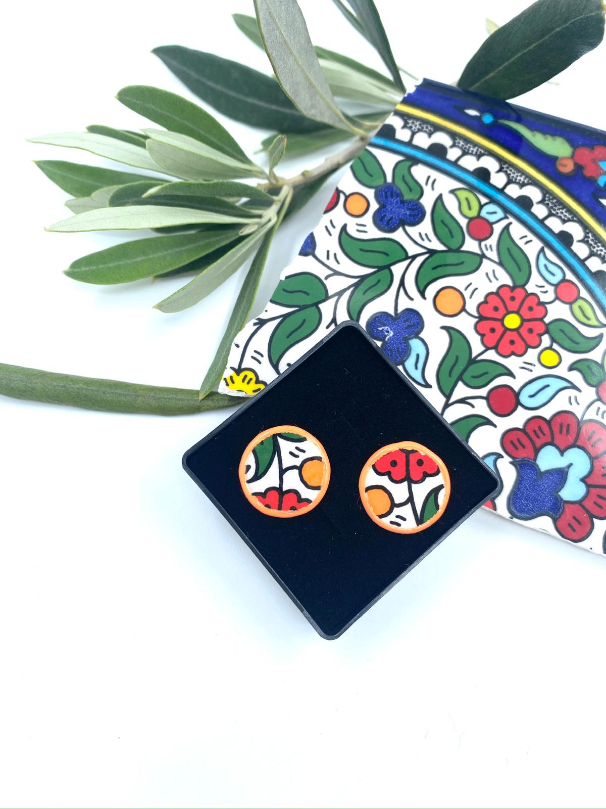 Håndlagde øredobber, 16 mm