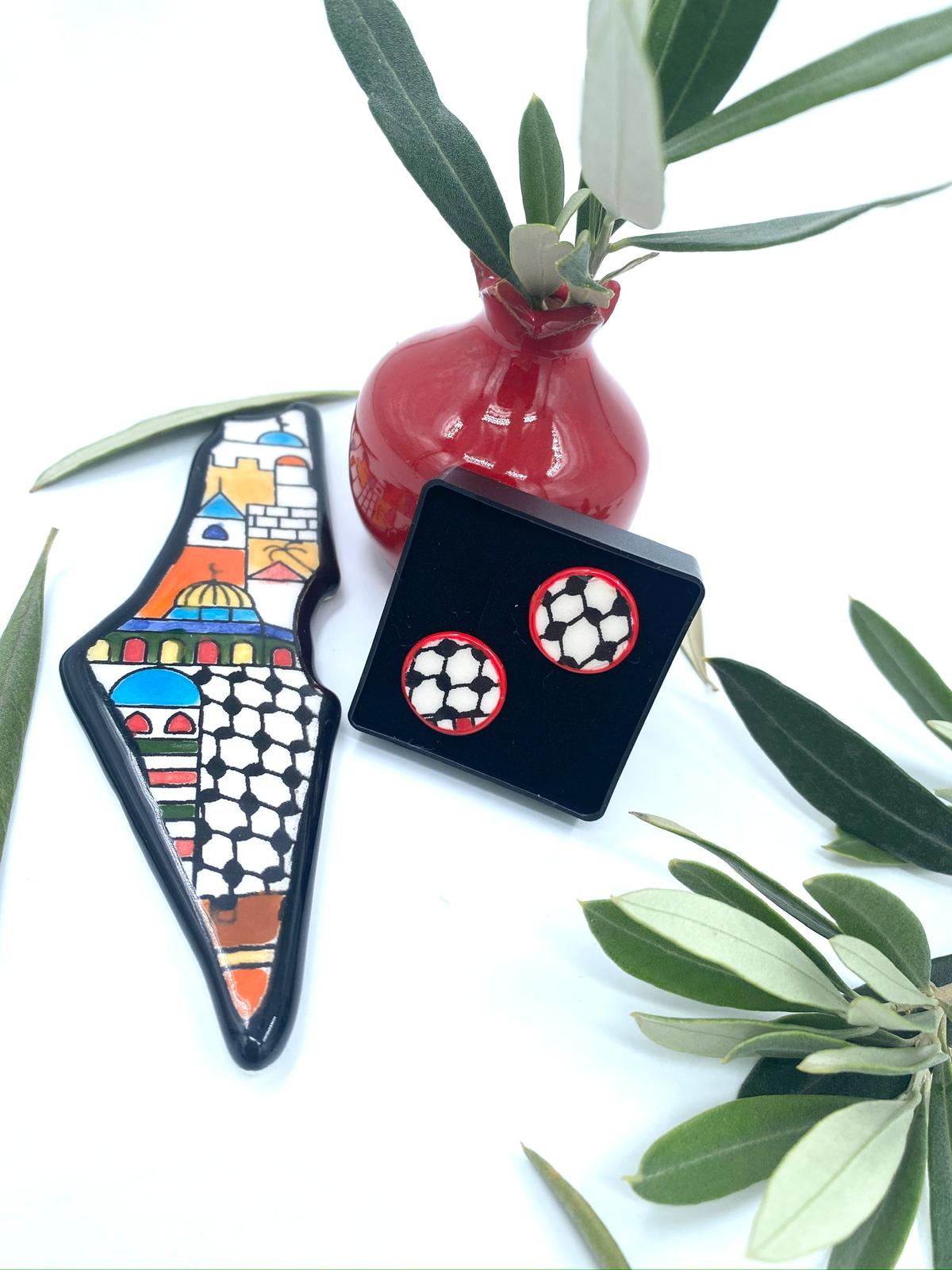 Håndlagde øredobber, 16 mm