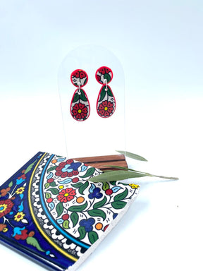 Håndlagde øredobber, 19 mm