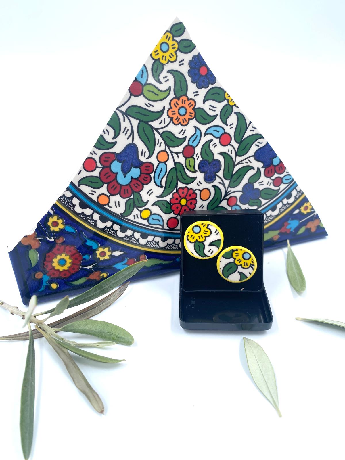 Håndlagde øredobber, 19 mm