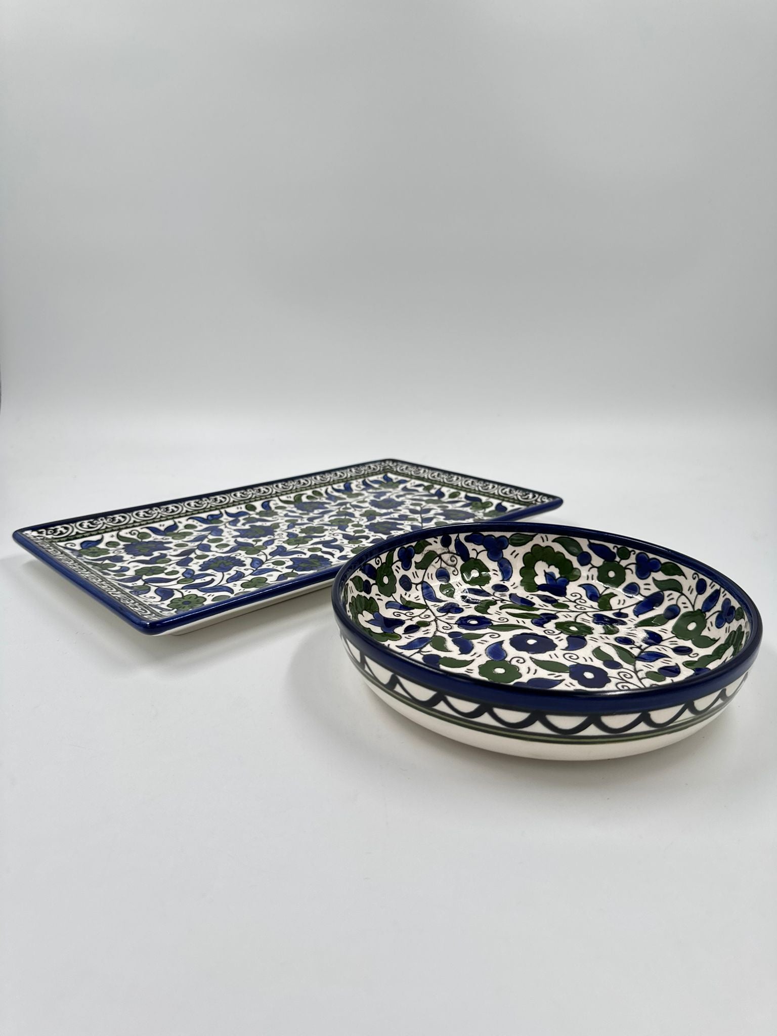 Al-khalil Harmony serveringspakke – blå og grønn