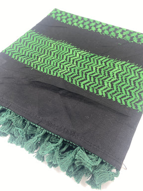 Hirbawi Kuffiyeh Black and Green