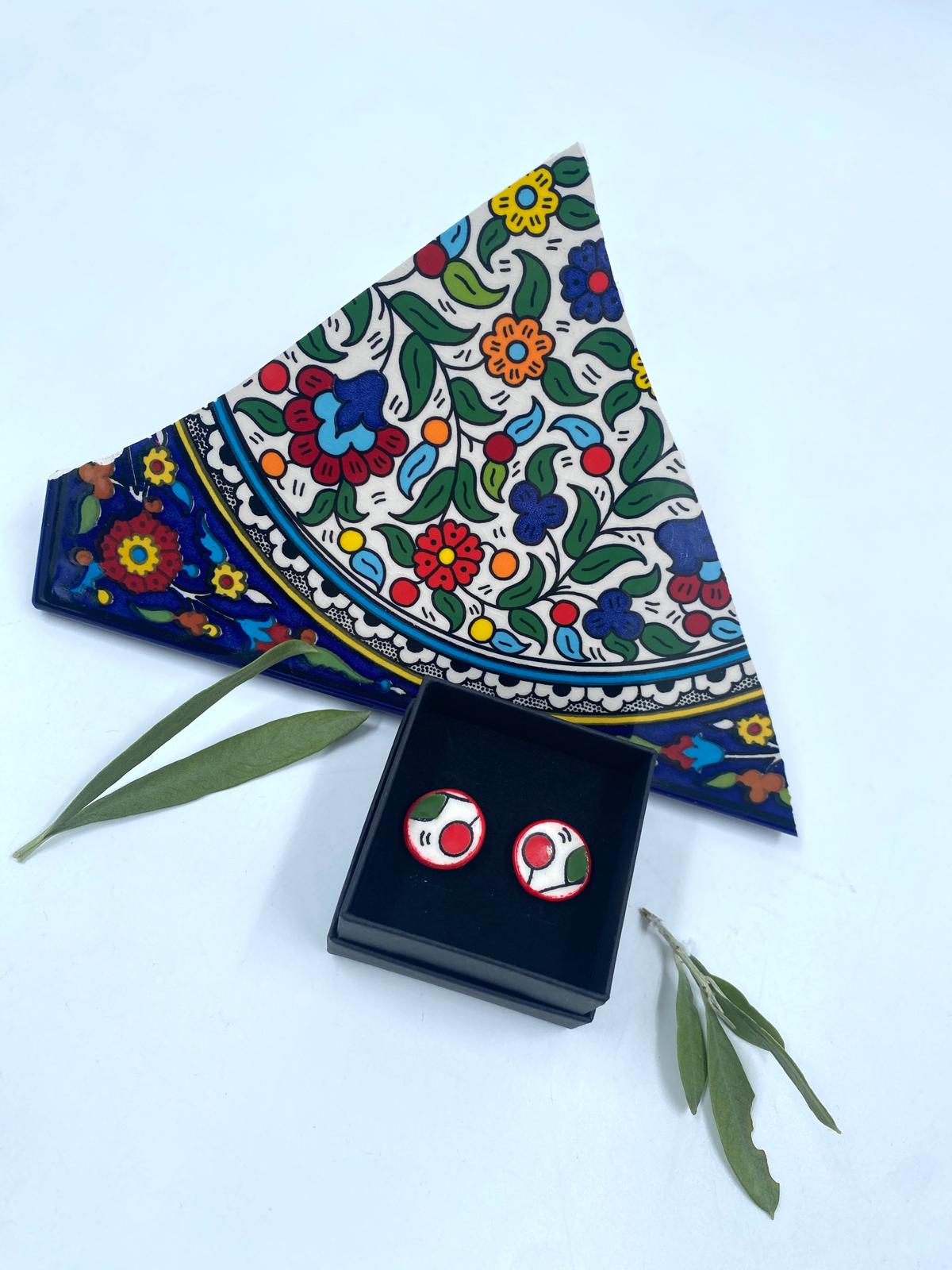 Håndlagde øredobber, 16 mm